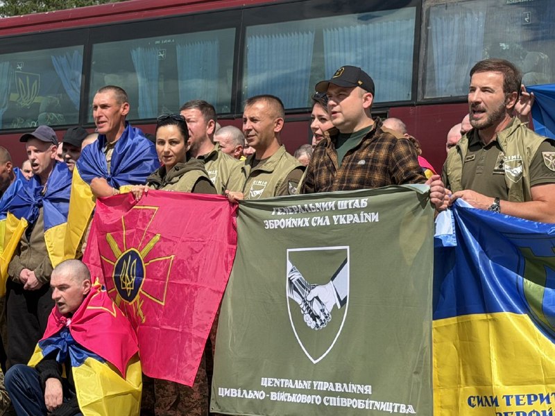 Обмін полоненими. 103 захисники України визволені з російської неволі
Сьогодні відбувся перший етап чергового обміну Обмін полоненими. 103 захисники України визволені з російської неволі
Сьогодні відбувся перший етап чергового обміну