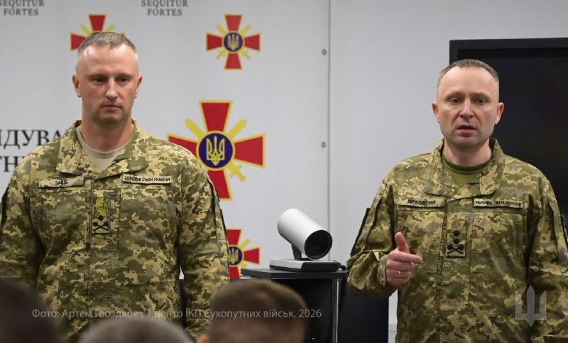 "Сьогодні відрекомендував особовому складу нового командувача Сухопутних військ Збройних Сил України — бригадного генерала Святослава Заїця "Сьогодні відрекомендував особовому складу нового командувача Сухопутних військ Збройних Сил України — бригадного генерала Святослава Заїця