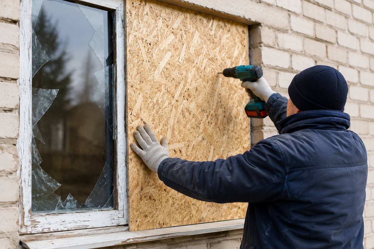 Куди звертатись у разі, якщо у ваших домоволодіннях було вибито або пошкоджено вікна?