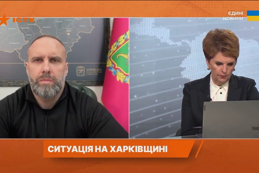 Олег Синєгубов в ефірі телемарафону «Єдині новини» розповів про оперативну ситуацію на Харківщині